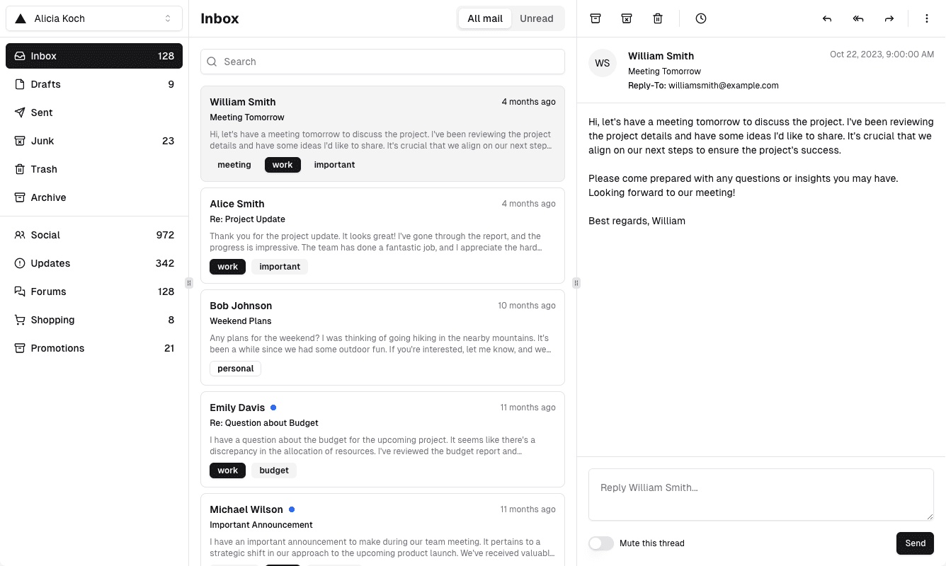 Expectify Dashboard Preview